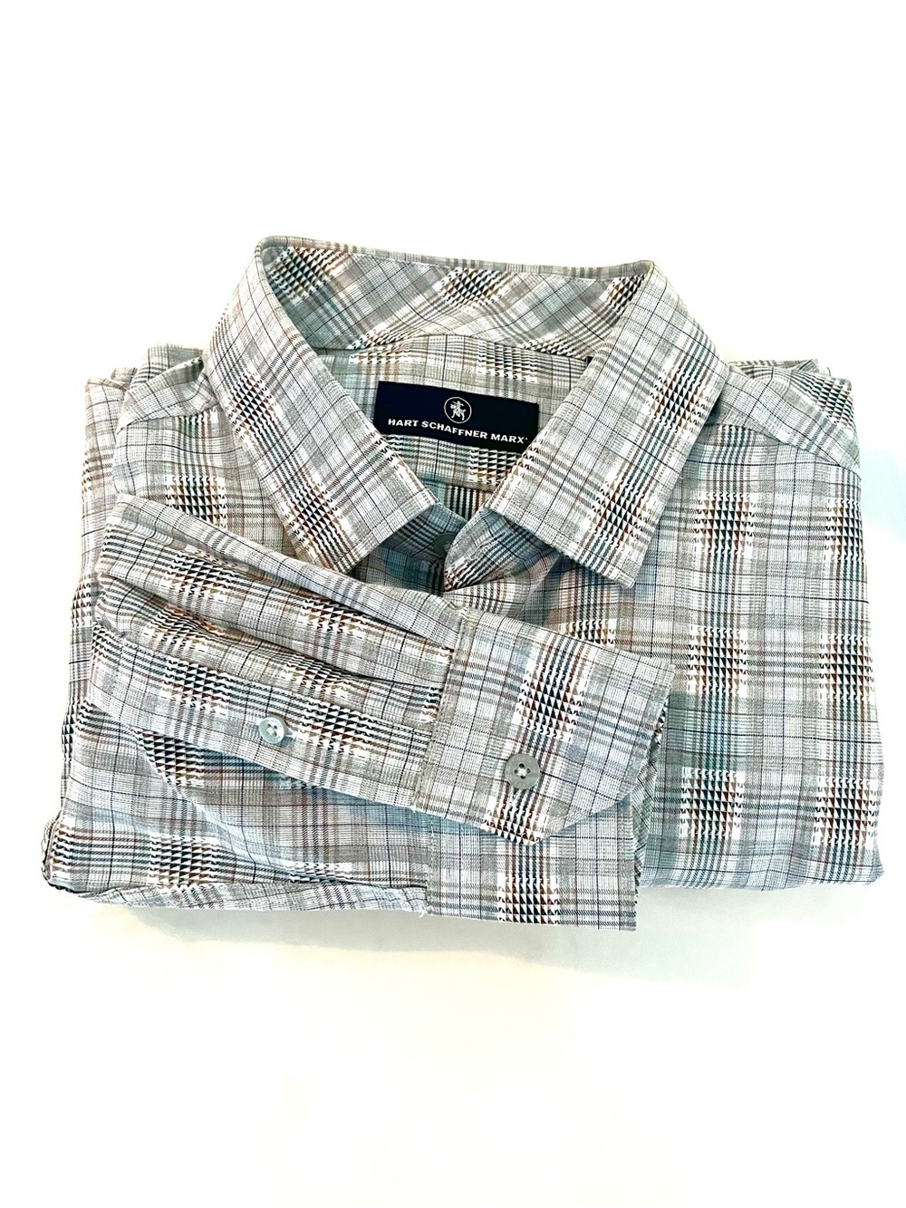 NWOT Hart Schaffner Marx Plaid Shirt